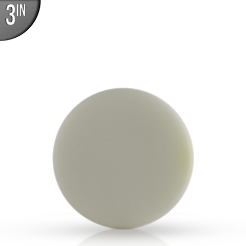 Lake Country 3" FLAT White Finishing Pad