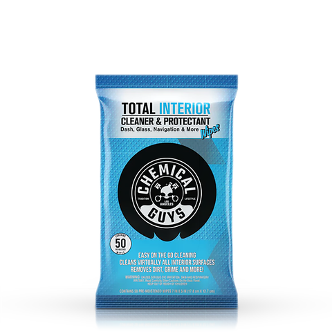 Chemical Guys Total Interior Car Wipes (50pk) (PMWSPI22050FE)