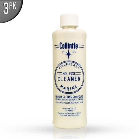 Collinite *3PK* Fiberglass Boat Cleaner #920 (16oz)