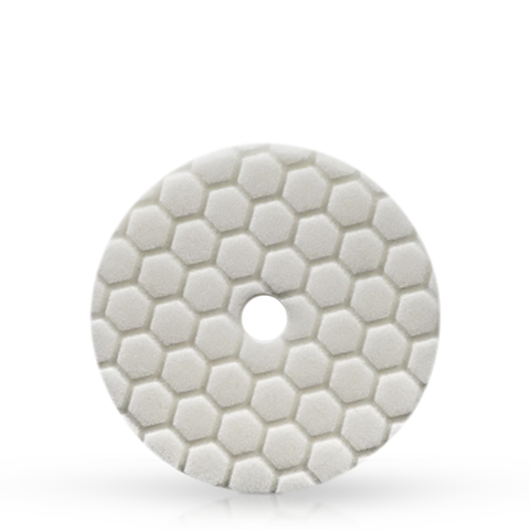 Chemical Guys 6.5" Quantum Hex White Light Polishing Pad (BUFX114HEX6)
