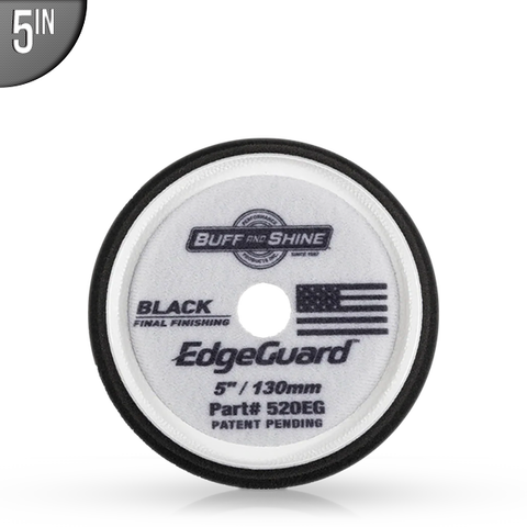 Buff & Shine EdgeGuard 5" Black Finishing Pad