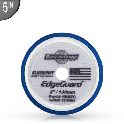 Buff & Shine EdgeGuard 5" Blueberry Heavy Polish Pad