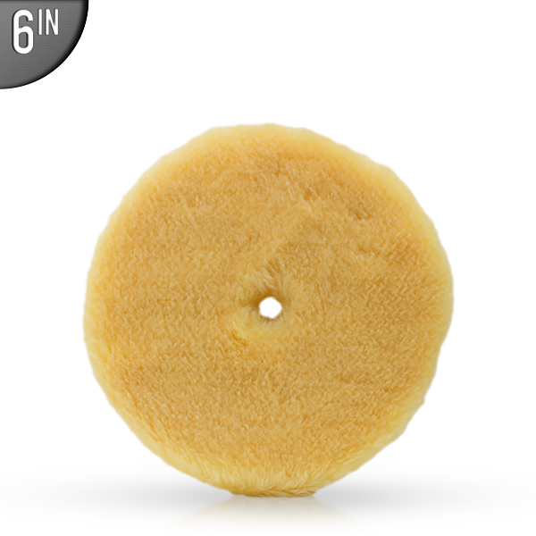 Rupes LHR15 Wool Yellow Medium Pad 150mm
