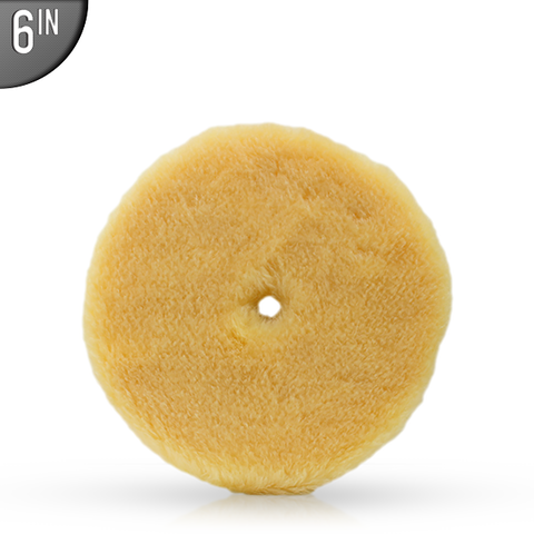 Rupes LHR15 Wool Yellow Medium Pad 150mm