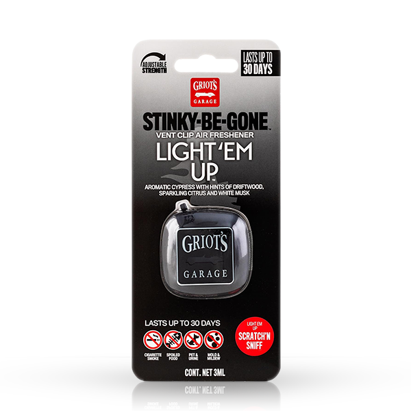Griot's Garage Stink Be Gone Vent Clip - Light Em Up
