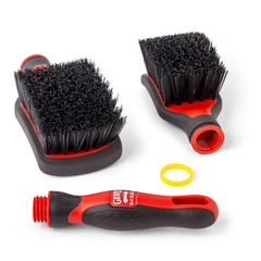 Griot’s Garage MOD Heavy Duty Flat Brush W/Handle Bundle
