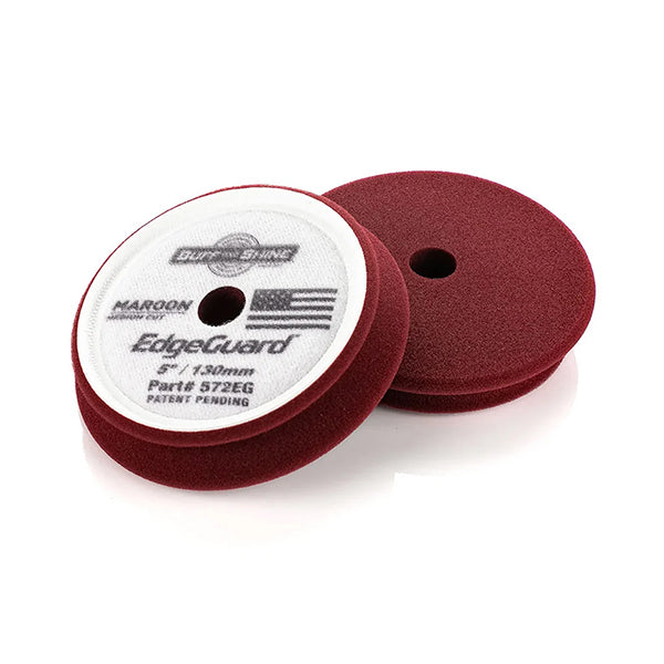 Buff & Shine 5" EdgeGuard Maroon Medium Cut Pad