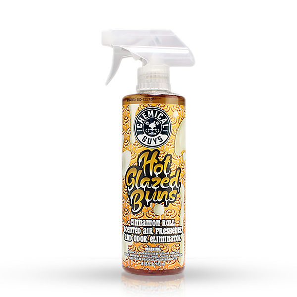 Chemical Guys Scent Hot Glazed Buns Cinnamon Roll Air Freshener W/Sprayer (16oz) (AIR25116)