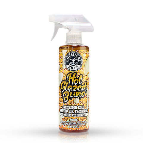 Chemical Guys Scent Hot Glazed Buns Cinnamon Roll Air Freshener W/Sprayer (16oz) (AIR25116)