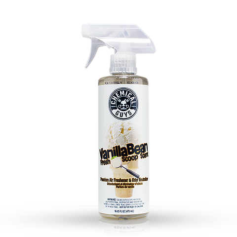 Chemical Guys Scent Vanilla Bean Air Freshener W/Sprayer (16oz) (AIR23116)