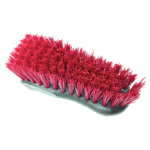 Stiff Red Bristle Upholstery Brush