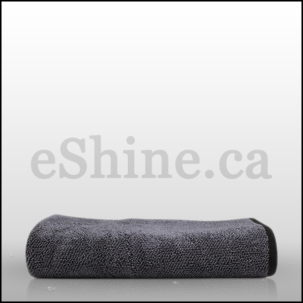 The Rag Company Double Twistress Microfiber Towel Black - 20 x 24