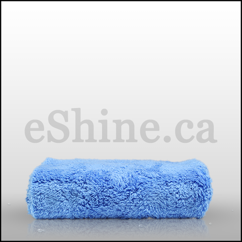 The Rag Company Eagle Edgeless 500 Microfiber Towel - Blue (16x16)