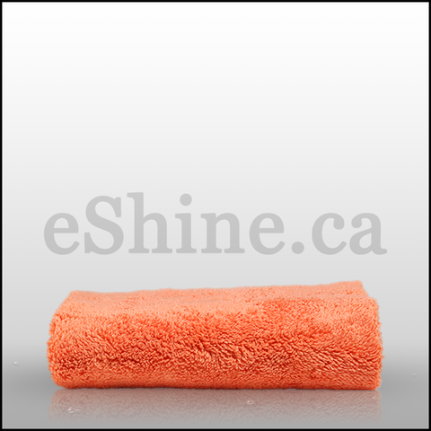 The Rag Company Eagle Edgeless 500 Microfiber Towel - Orange (16x16)