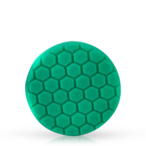 Chemical Guys 4" Hex Logic Green Light Cut Pad  (BUFX_103HEX4)