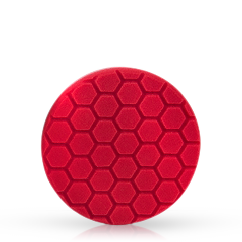 Chemical Guys 6.5" Hex Logic Red Ultra Light Finishing Pad (BUFX_107HEX6)