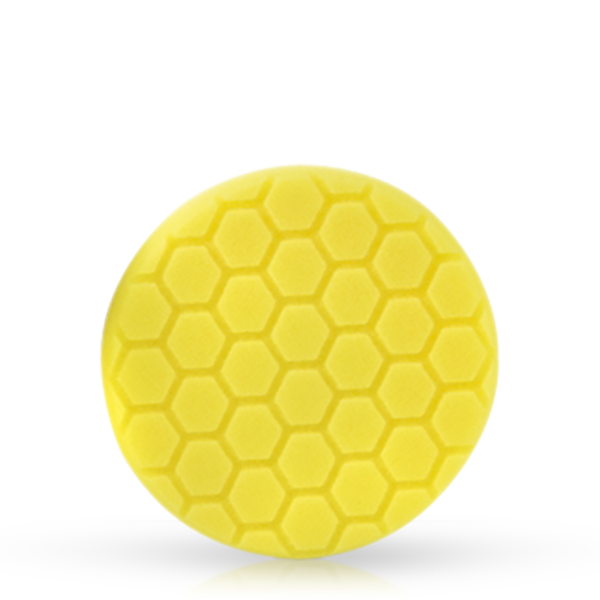 Chemical Guys 6.5" Hex Logic Yellow Heavy Cut Pad (BUFX_101HEX6)