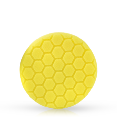 Chemical Guys 6.5" Hex Logic Yellow Heavy Cut Pad (BUFX_101HEX6)