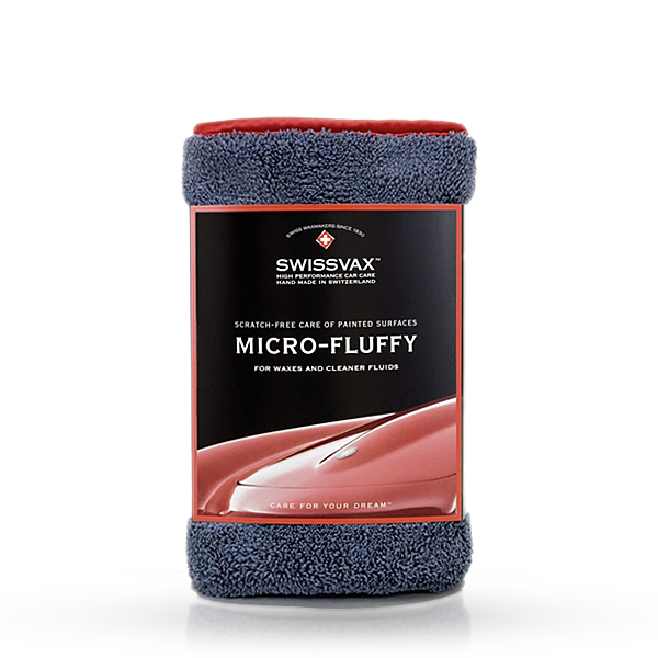 Swissvax Micro-Fluffy Cleaner & Wax Towel - Red