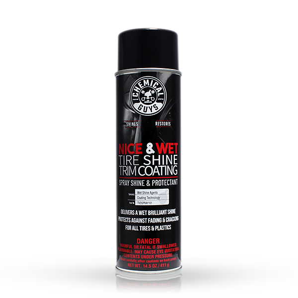 Chemical Guys Nice & Wet Tire Shine (14oz) (TVDSPRAY101)