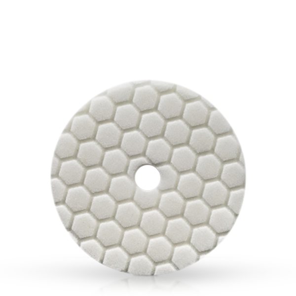 Chemical Guys 6.5" Quantum Hex White Light Polishing Pad (BUFX114HEX6)