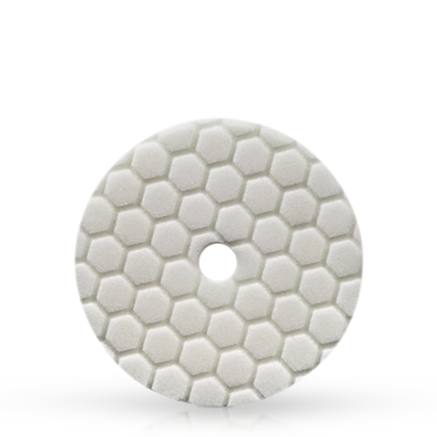 Chemical Guys 6.5" Quantum Hex White Light Polishing Pad (BUFX114HEX6)