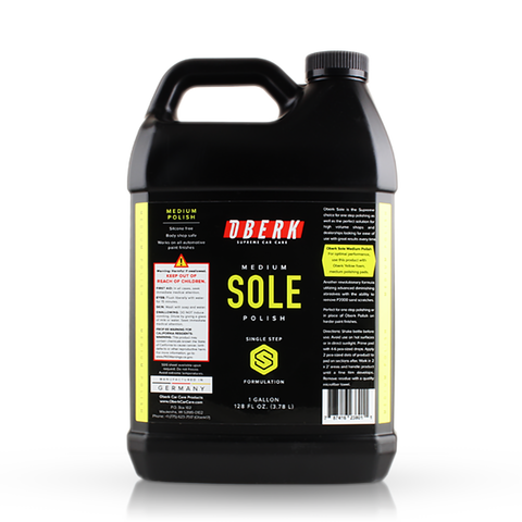 Oberk Sole 1-Step Medium Polish W/Pump (128oz)