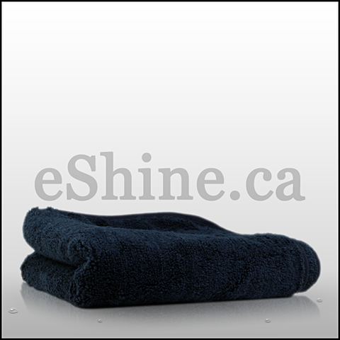 The Rag Company Spectrum 420 Duel Pile Towel - Black (16x16)