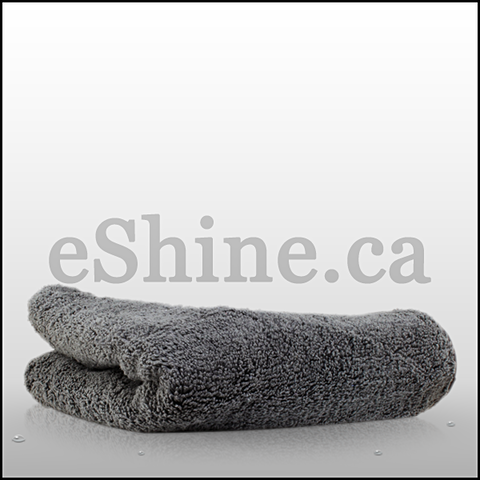 The Rag Company Spectrum 420 Duel Pile Towel - Grey (16x16)