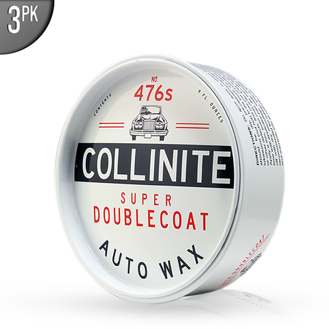 Collinite **3 Pack** Super Doublecoat Carnauba Wax #476s (9oz)